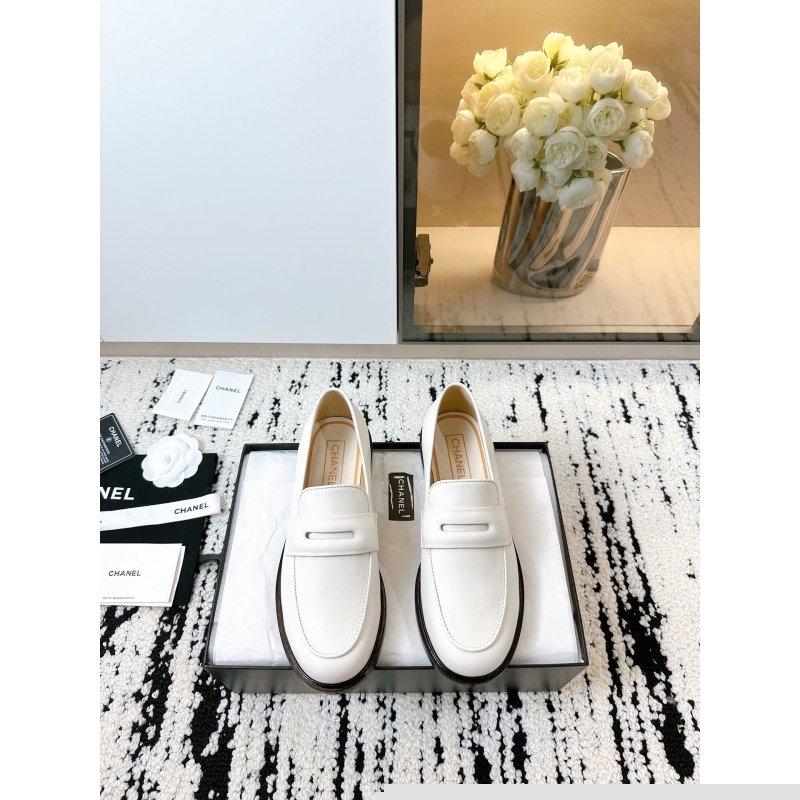Ch*el leather shoes
